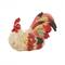 15" Red Ceramic Farmhouse Bird Garden Sculpture